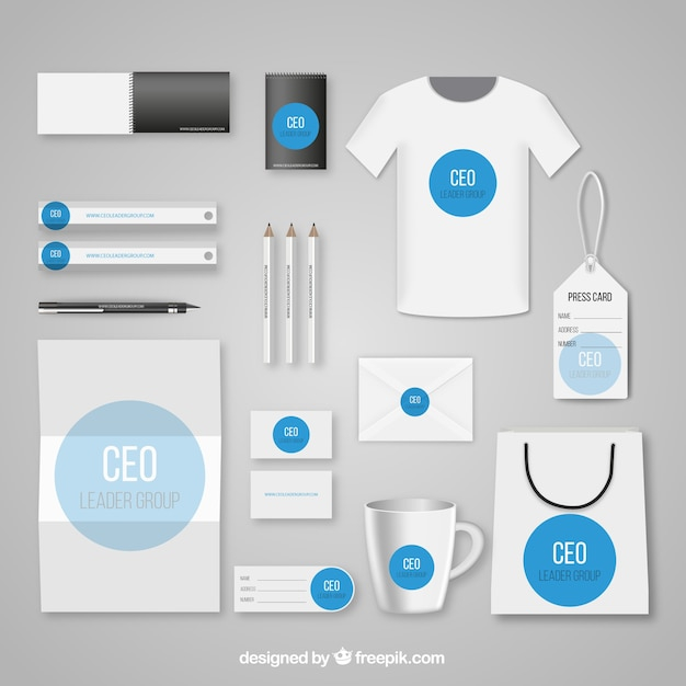 Download Corporate Identity Template Nohat Free For Designer