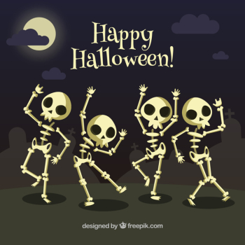 Spooky Scary Skeletons The Most Downloaded Images Vectors