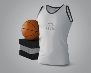 Download Sports Shirt Mockup With Brand Logo Free Psd Psd Free Psd Resources