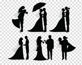 Wedding Png Transparent Images Bride And Groom Silhouette Png