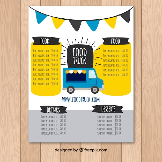 Food Truck Menu Template from cdn.nohat.cc