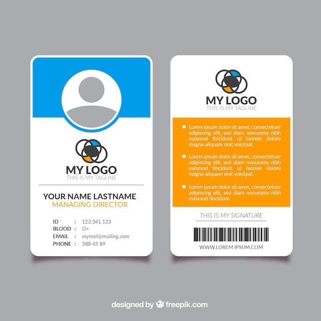 Identification Template Free from cdn.nohat.cc
