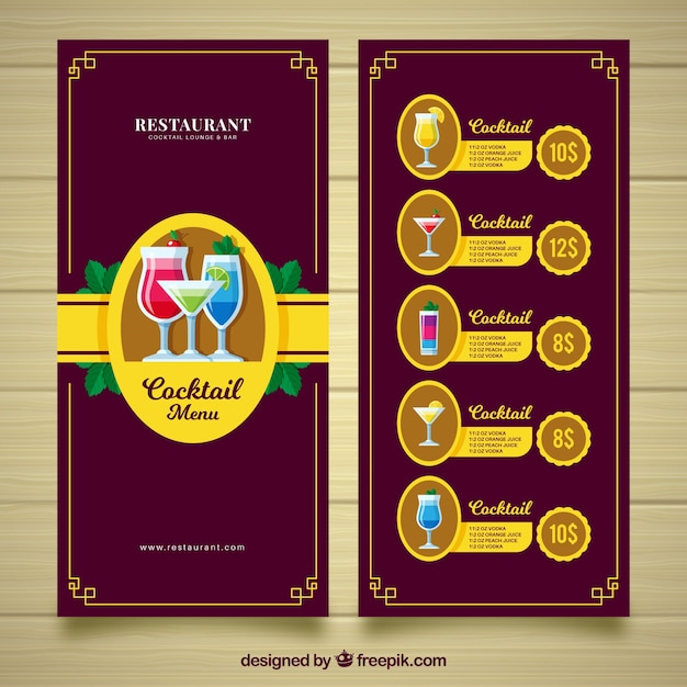 Drink Menu Template Free from cdn.nohat.cc