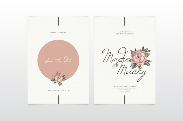 Floral Invitation Template Free from cdn.nohat.cc