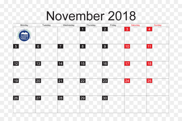 Moon Phase Chart November 2018