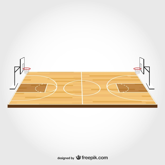 Realistic Basketball Court Nohat