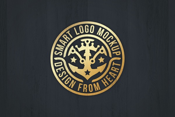 Download Gold Logo Mockup Psd Free Psd Resources