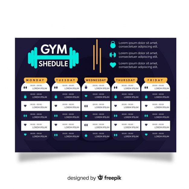 Fitness Schedule Template from cdn.nohat.cc