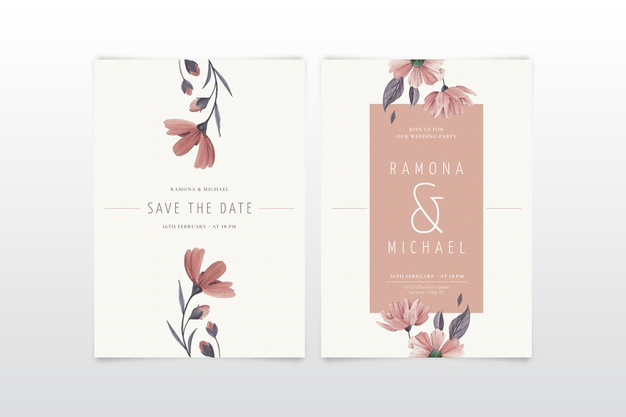 Floral Invitation Template Free from cdn.nohat.cc