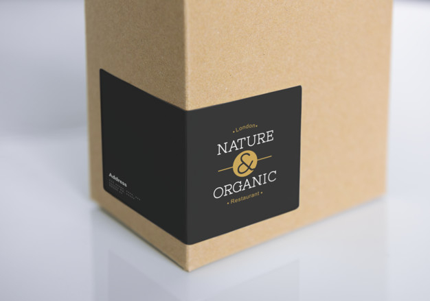 Download Natural paper box packaging mockup Free Psd - Nohat