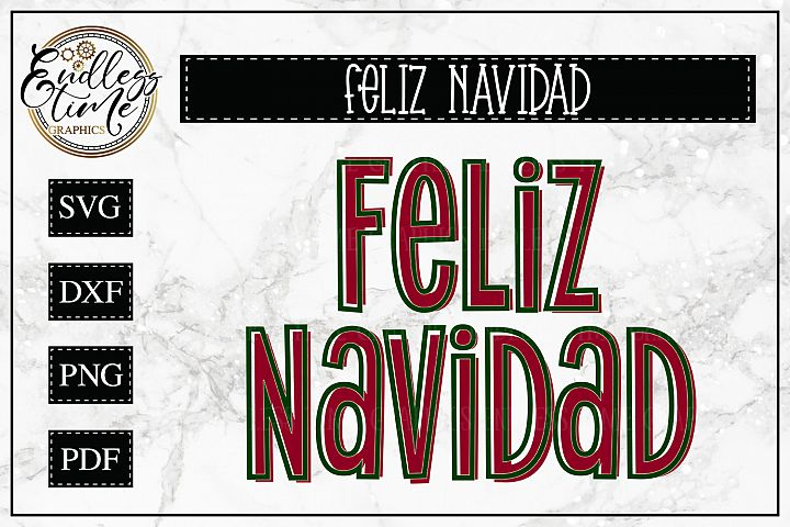 Download Feliz Navidad Svg Cut File Merry Christmas In Spanish Nohat Free For Designer